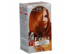 Feria multi faceted copper shimmering color