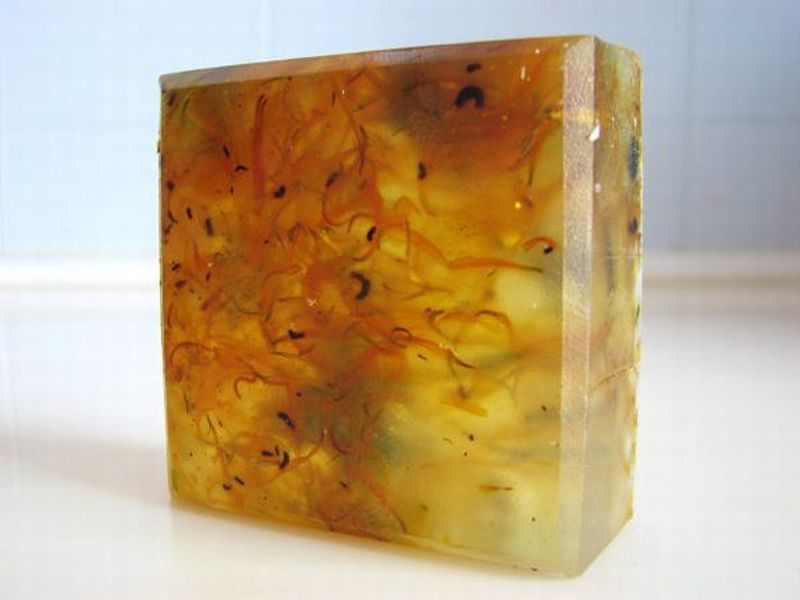Honeysuckle Calendula Soap