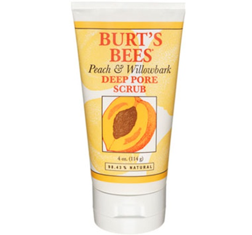 Burtâs Bees Peach and Willowbark Deep Pore Scrub