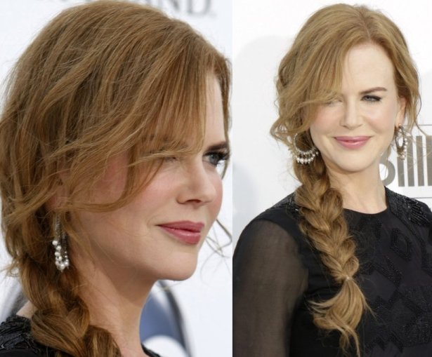 Nicole Kidman's side braids