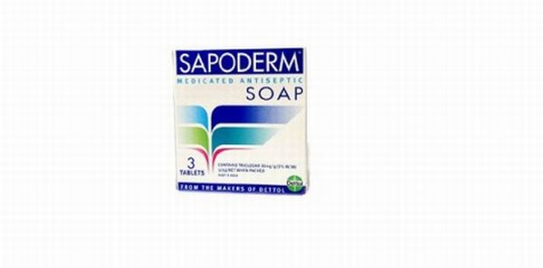 Sapoderm Medicated Antiseptic Soap X 3