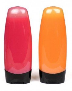 pink-and-orange-shampoo-bottles