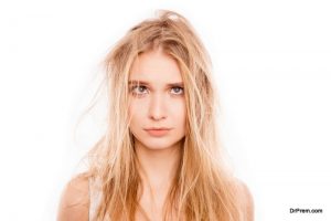 sun damaged hair