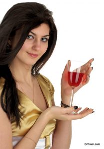 Benefits of red wine for hair