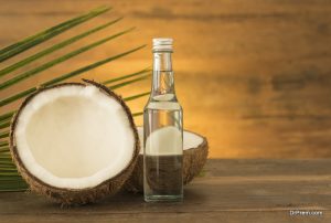 coconut oil and fresh coconuts