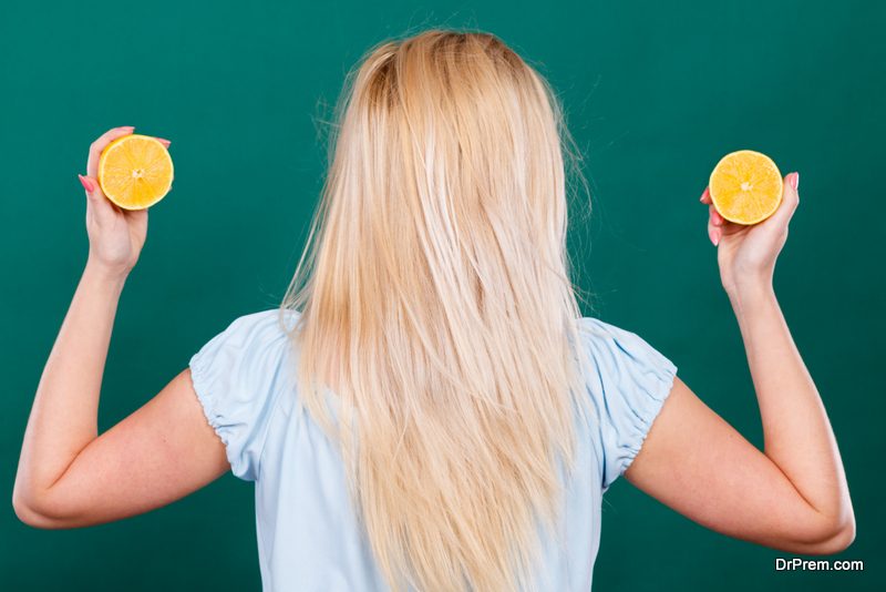 Lemon wash hair pack