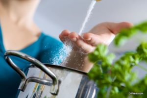 Reduce the salt intake