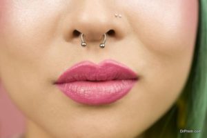 septum piercing