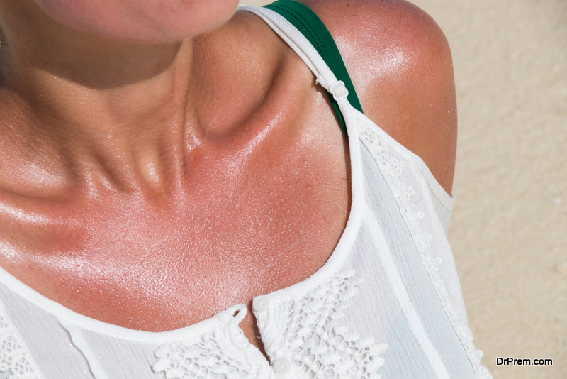 skin damage from sun