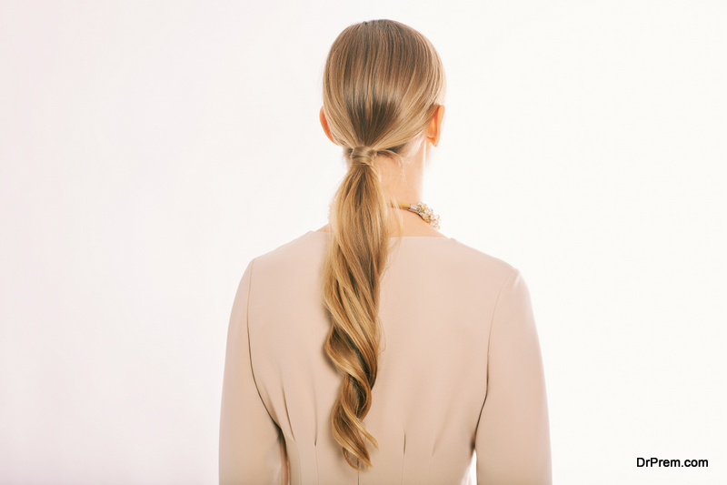 Loose and Low Ponytail