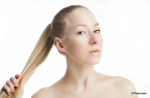 Wrapped High Ponytail
