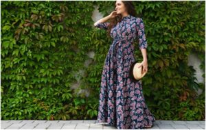 woman in Maxi dress