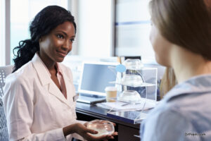 surgeon and patient conversation