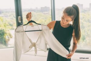 Buying new clothes